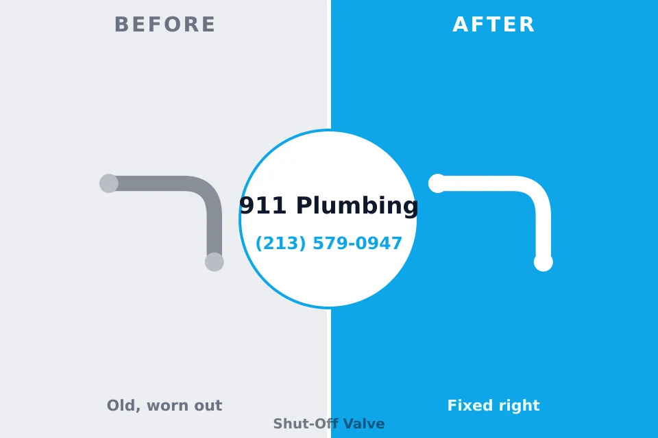 Before and after: plumbing repair Royal City, WA